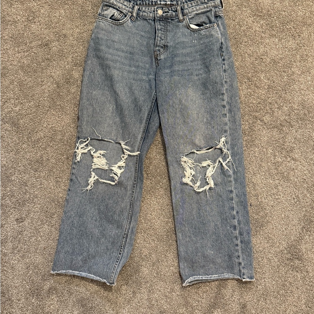 WOMENS MEDIUM; Dark Wash Denim Jeans
